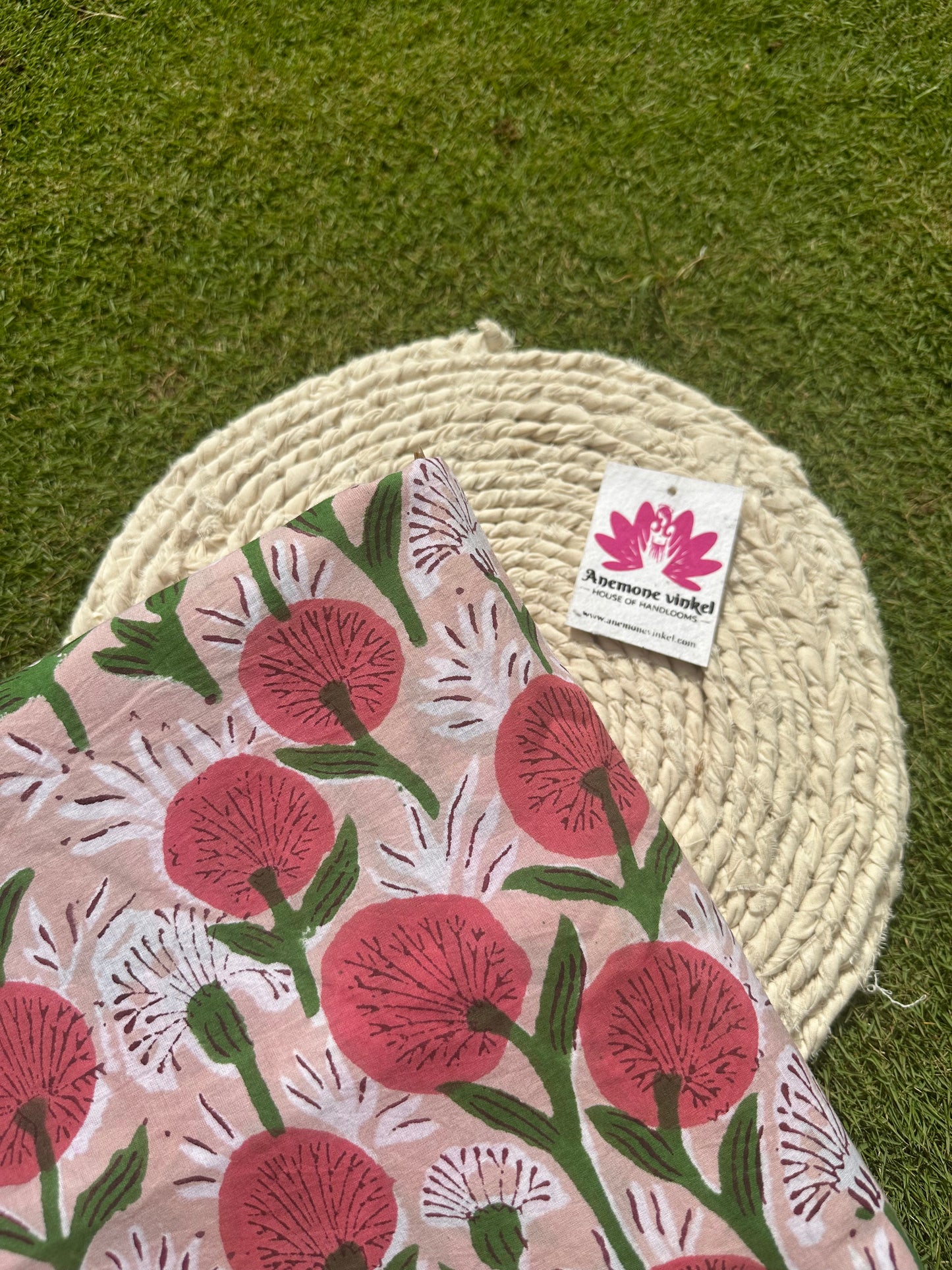 Bouquet of Roses - Sanganeri Fabric
