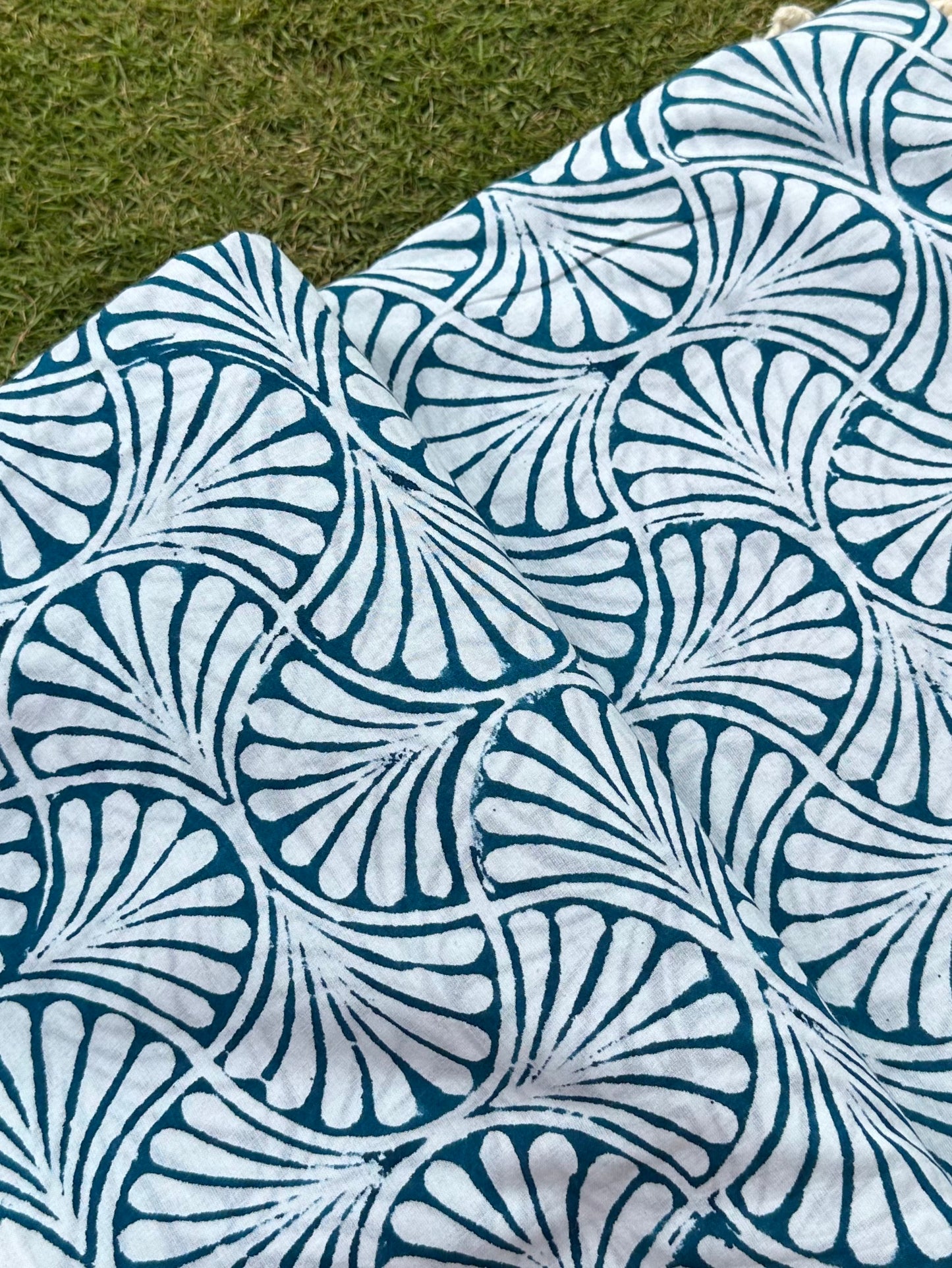 Blue Flower - Sanganeri Prints