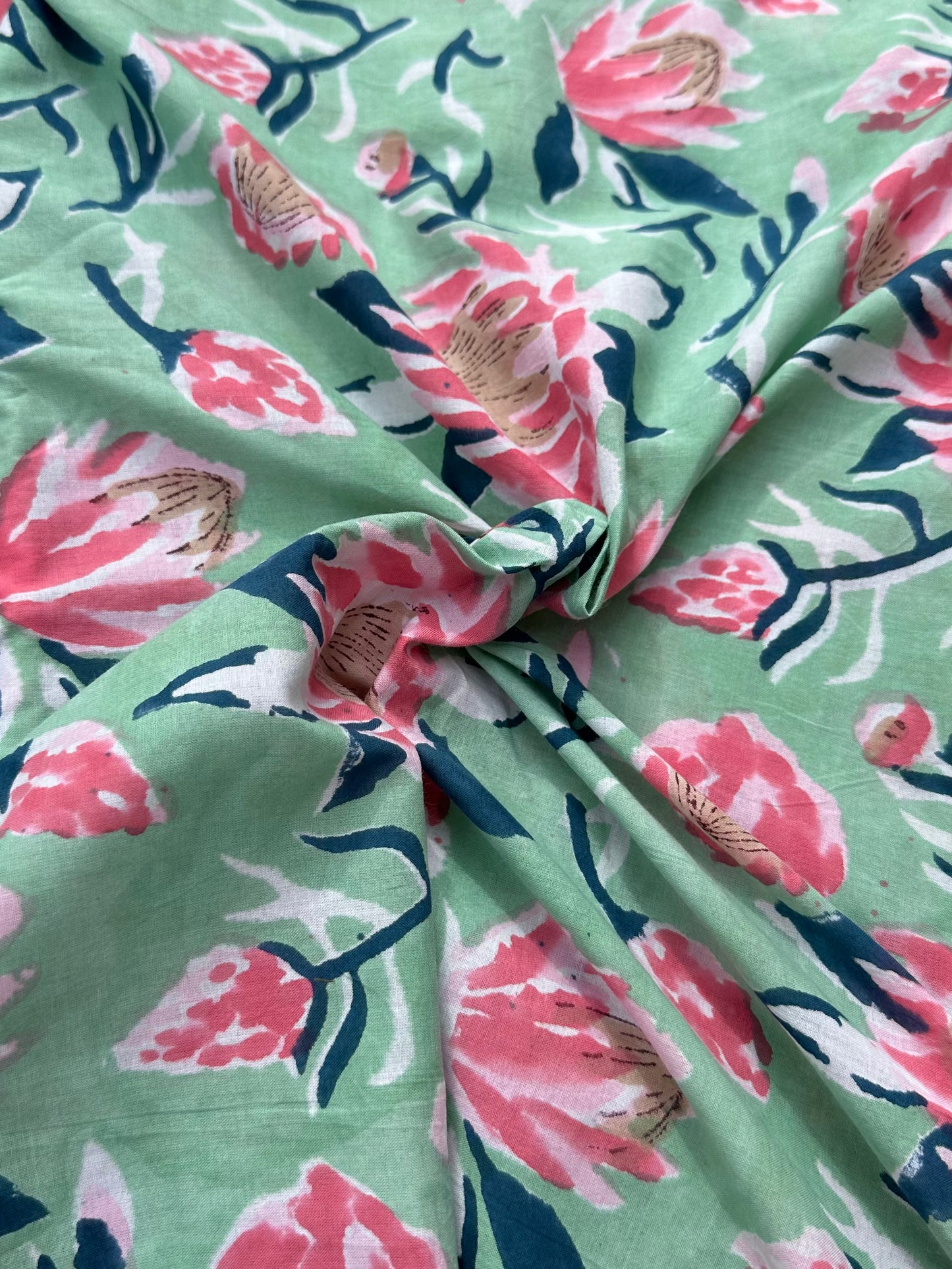 Blossoming Sanganeri - Sanganeri Fabrics