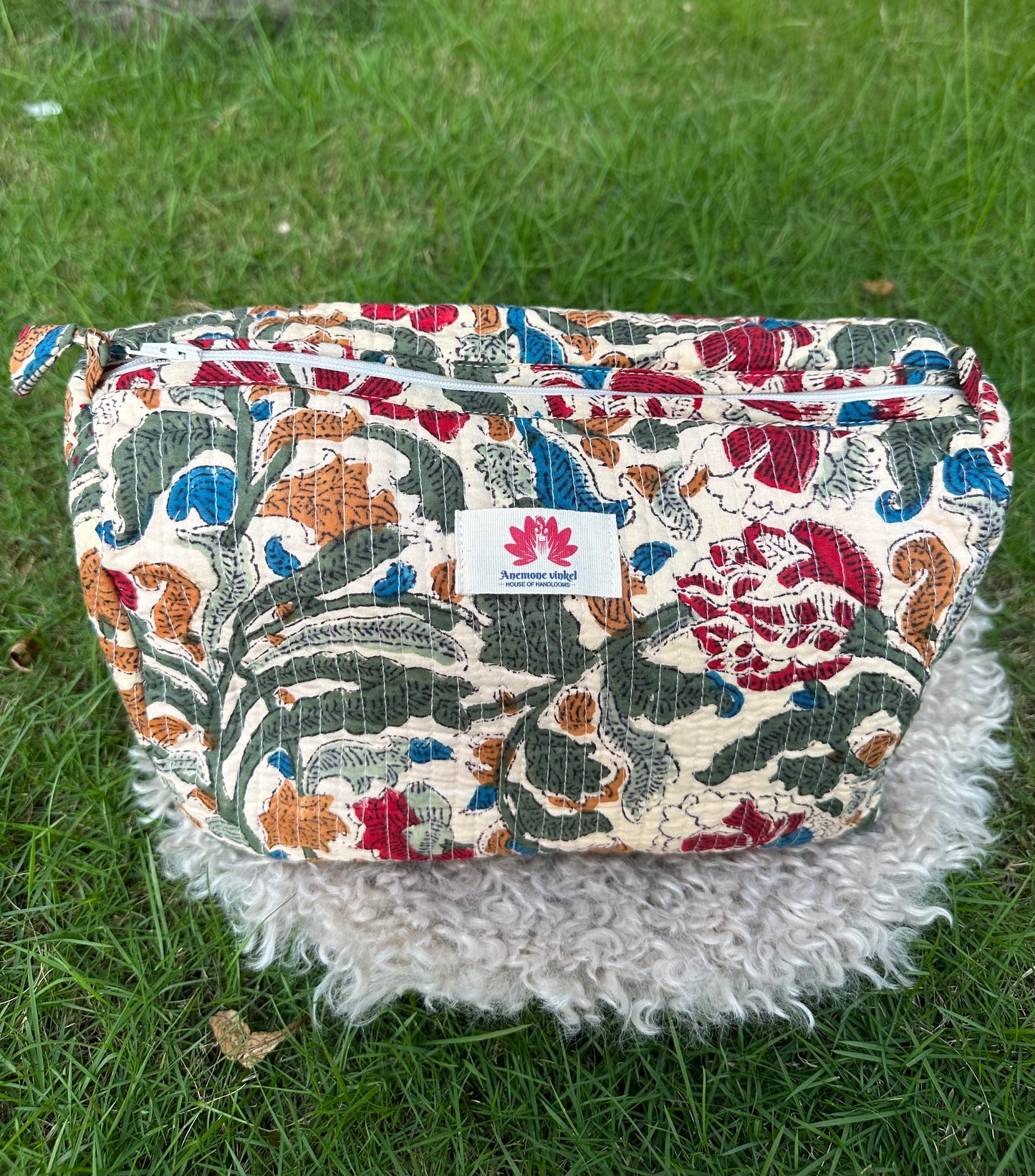 Dil Garden Garden Hogaya - Sanganeri Print Pouch