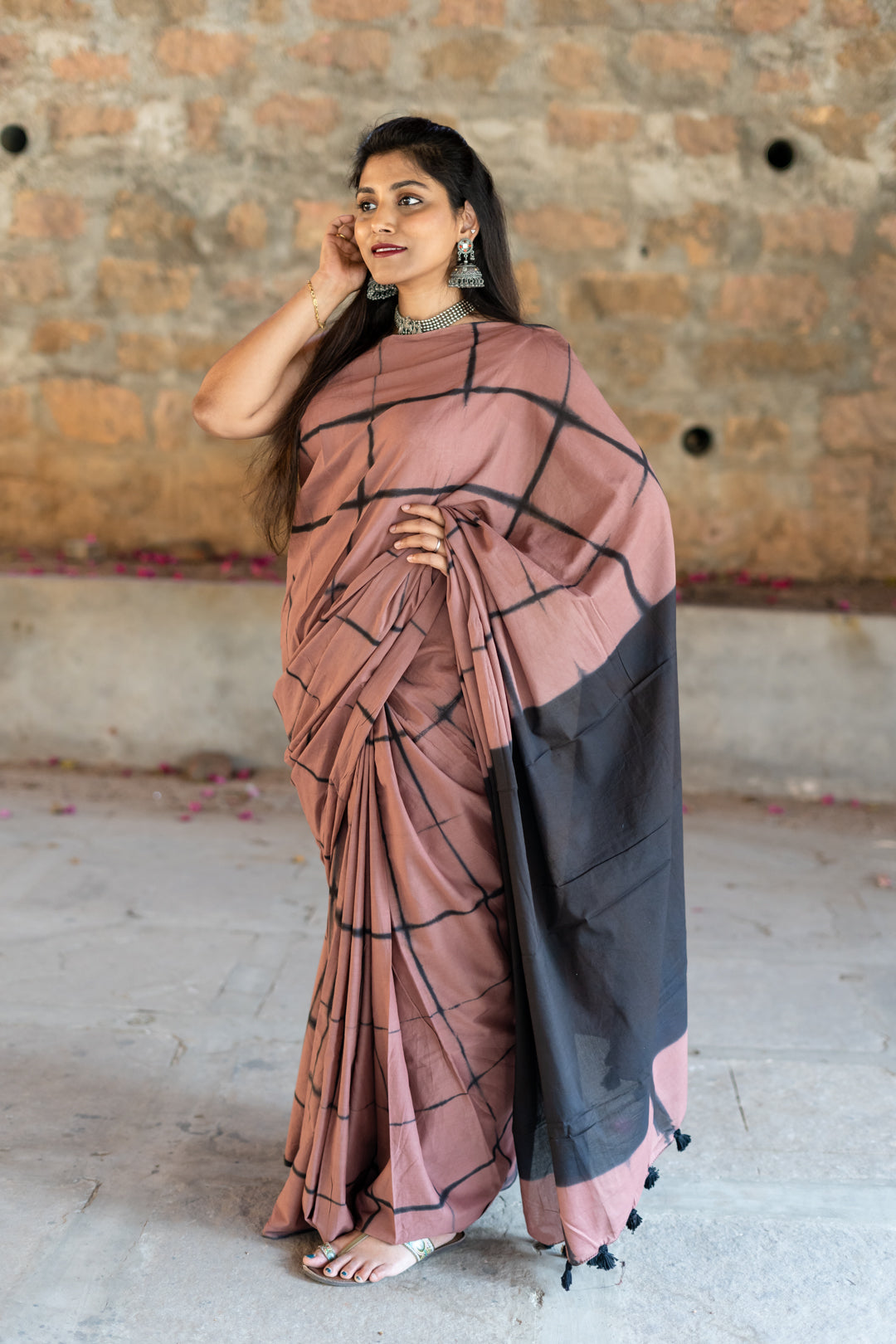 tie and dye saree for women