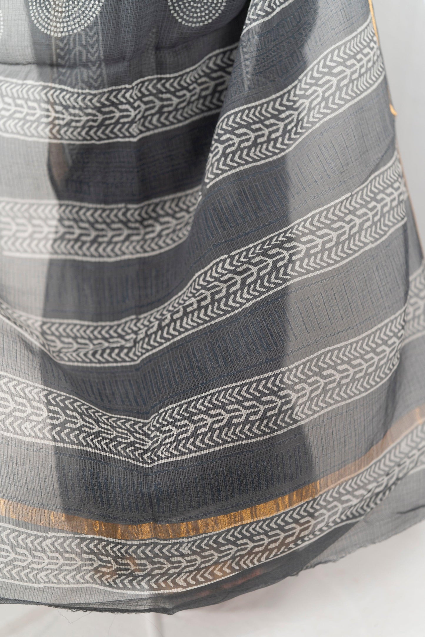 Ash- Kota Doria cotton - Anemone Vinkel