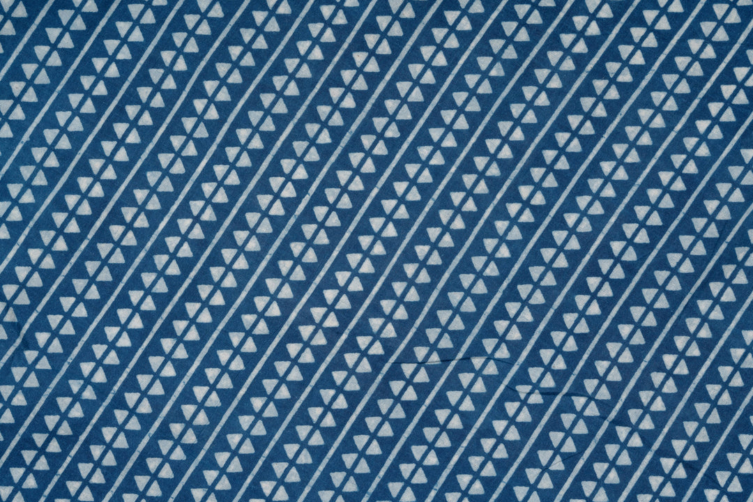 Trinity | Dabu Hand Block Printed Cotton Fabric