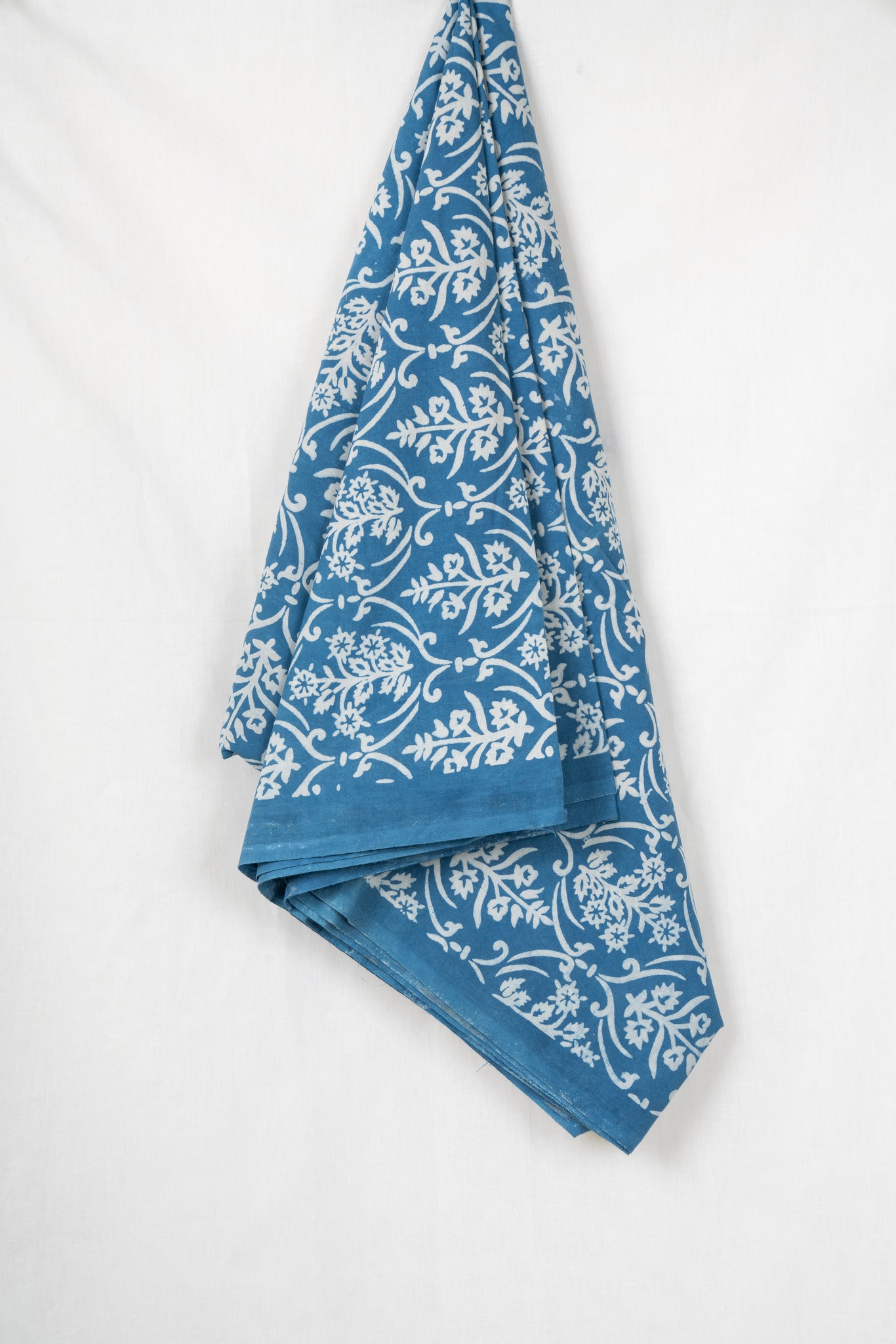 
                  
                    Fields of blue bliss - Indigo Dabu Hand Block Printed Cotton Fabric
                  
                