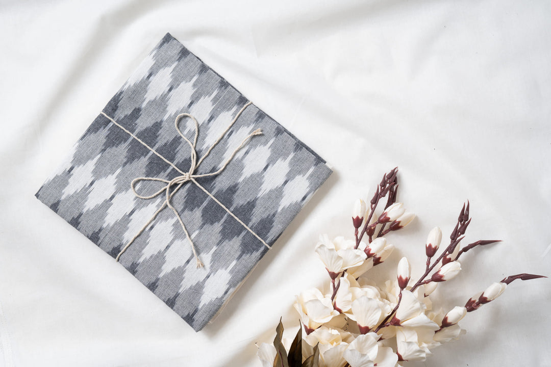 Hazy - 100% pure cotton Ikkat Fabric