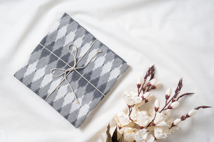 Hazy - 100% pure cotton Ikkat Fabric