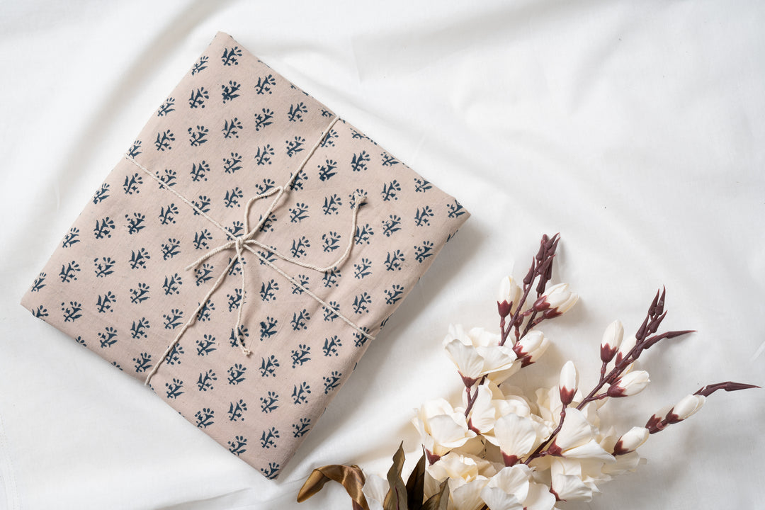 Sahara | Kalamkari Handblock Printed cotton Fabric