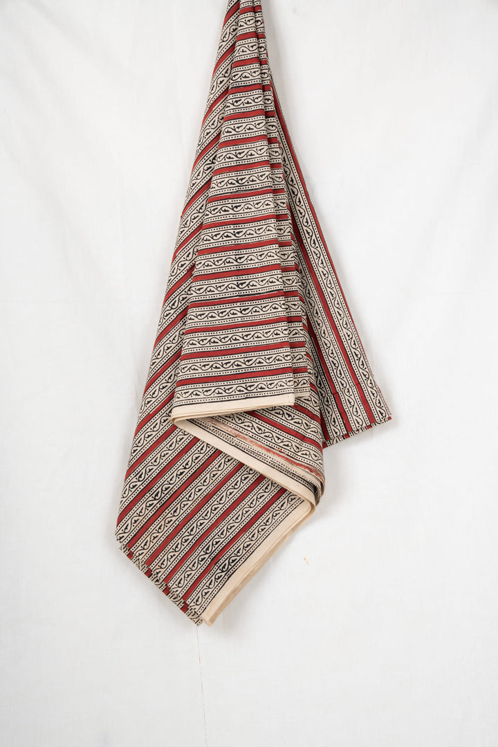 Garnet | Handblock Printed cotton Fabric