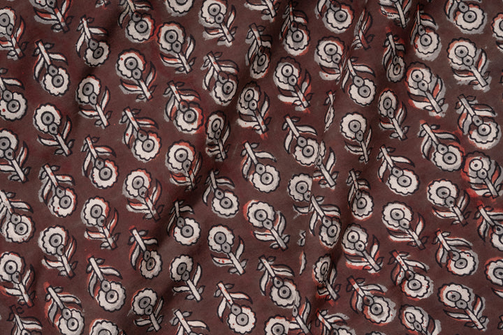 Espresso | Jahota Handblock Printed cotton Fabric