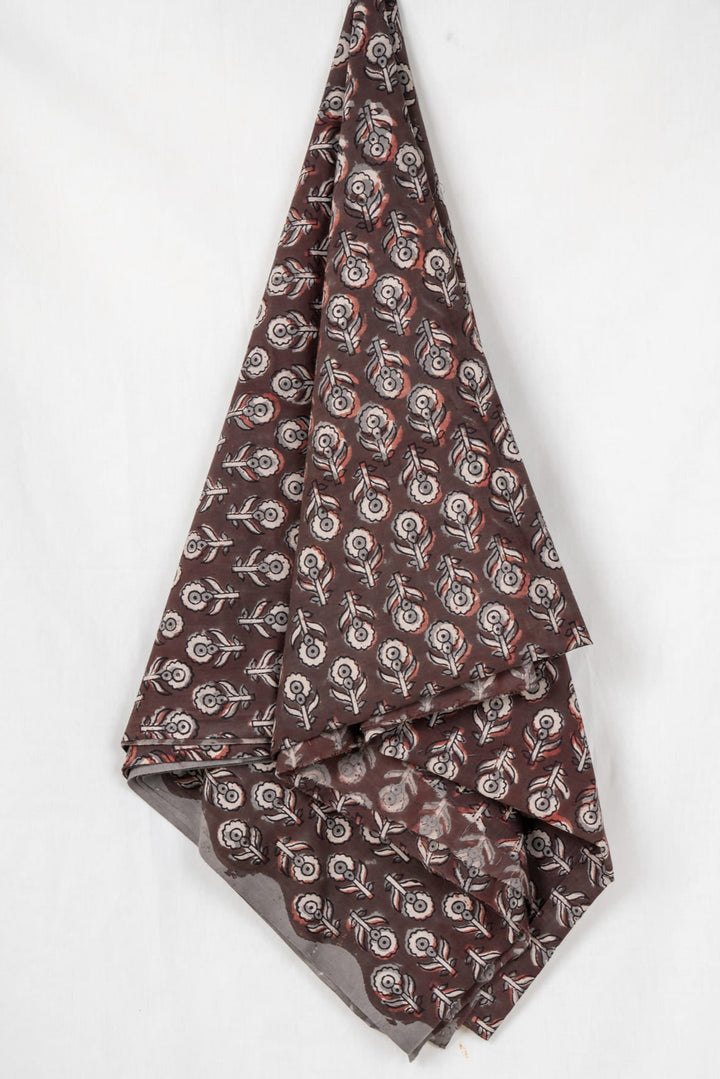 Espresso | Jahota Handblock Printed cotton Fabric