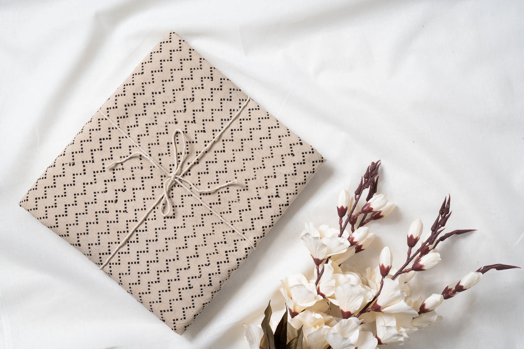 Beigette | Kalamkari Handblock Printed cotton Fabric