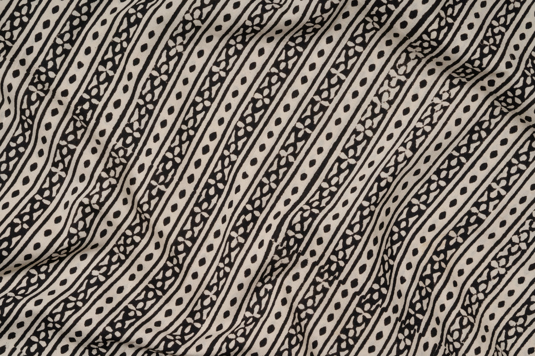 Folk stripes | Cotton Fabric Material