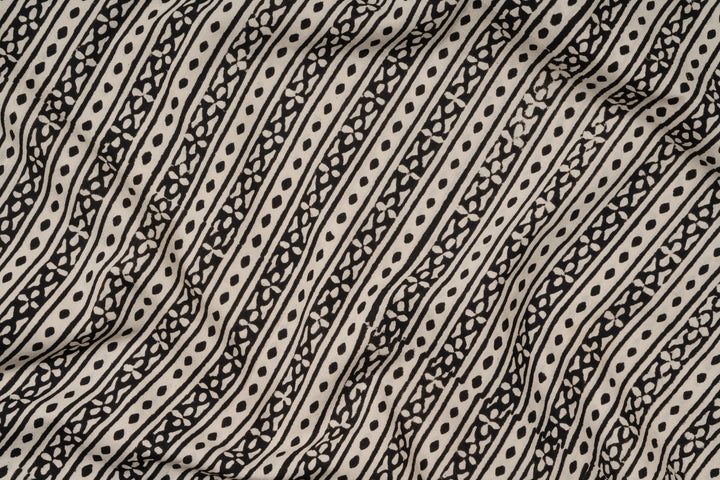 Folk stripes | Cotton Fabric Material
