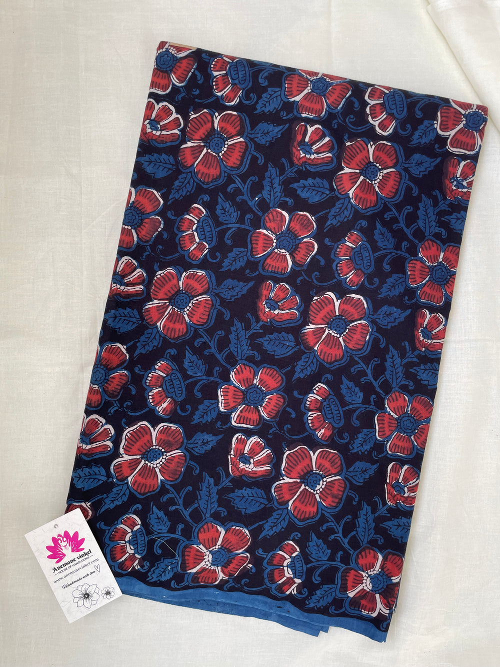 Adelaide-Jahota Handblock Printed cotton Fabric