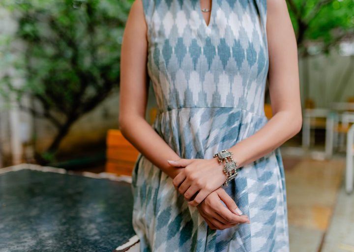 Shades of Grey- Ikkat Dresses