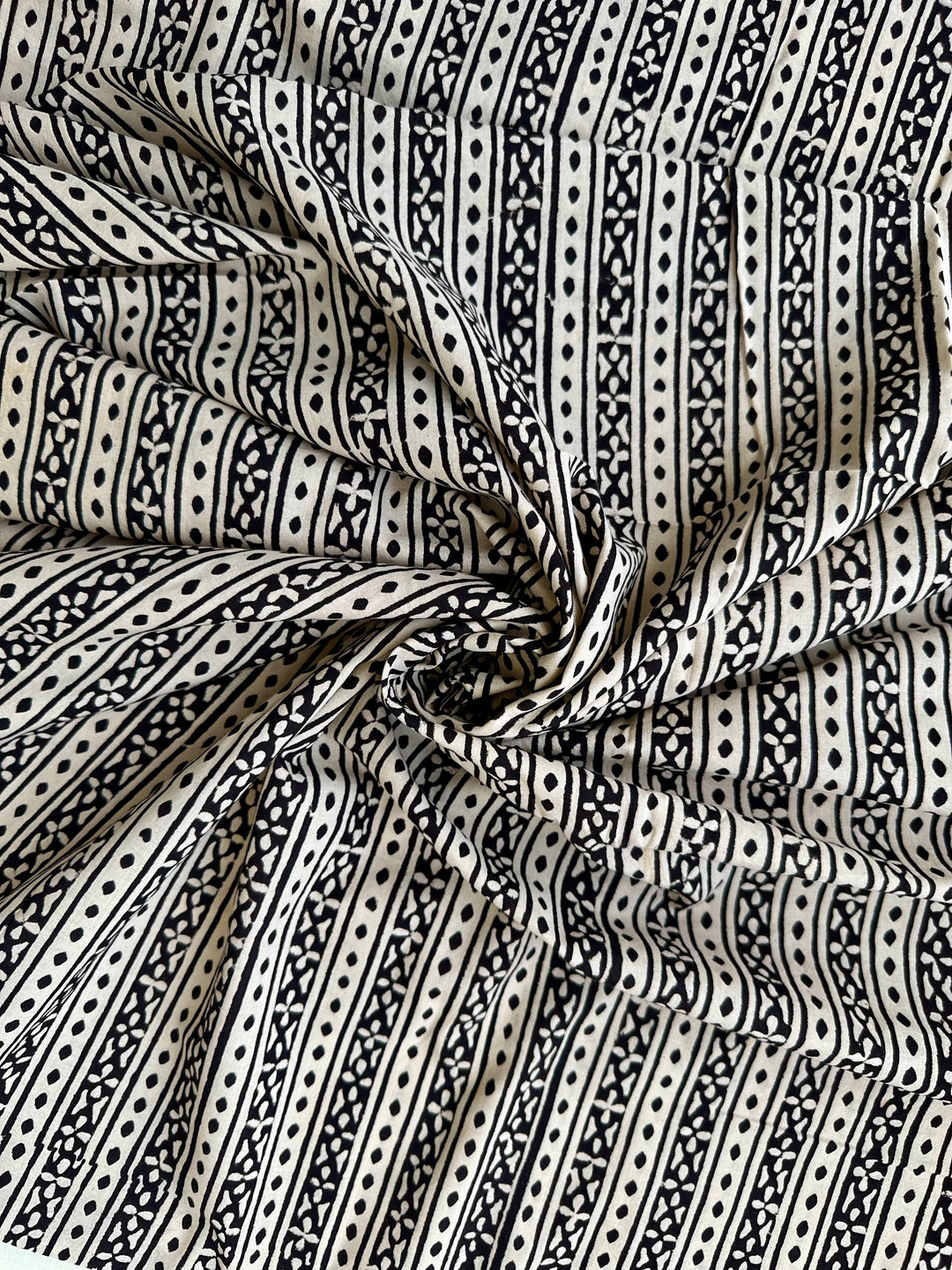Folk stripes | Cotton Fabric Material