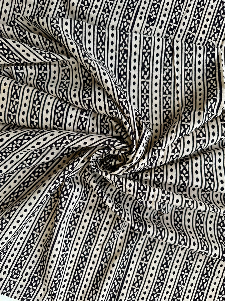 Folk stripes | Cotton Fabric Material