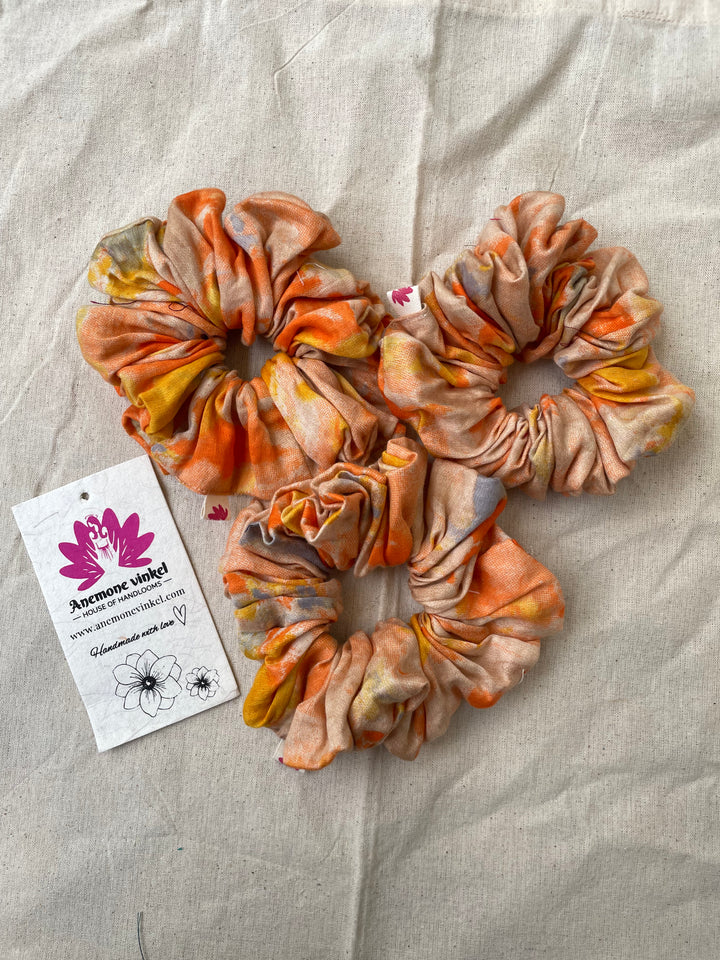 Golden Scrunchie-Pack Of 3