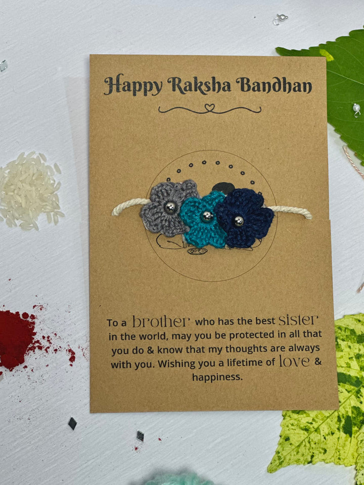 Blue Flora - Rakhi