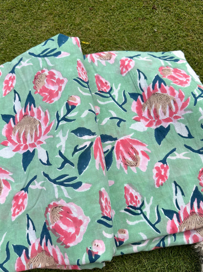 Blossoming Sanganeri - Sanganeri Fabrics
