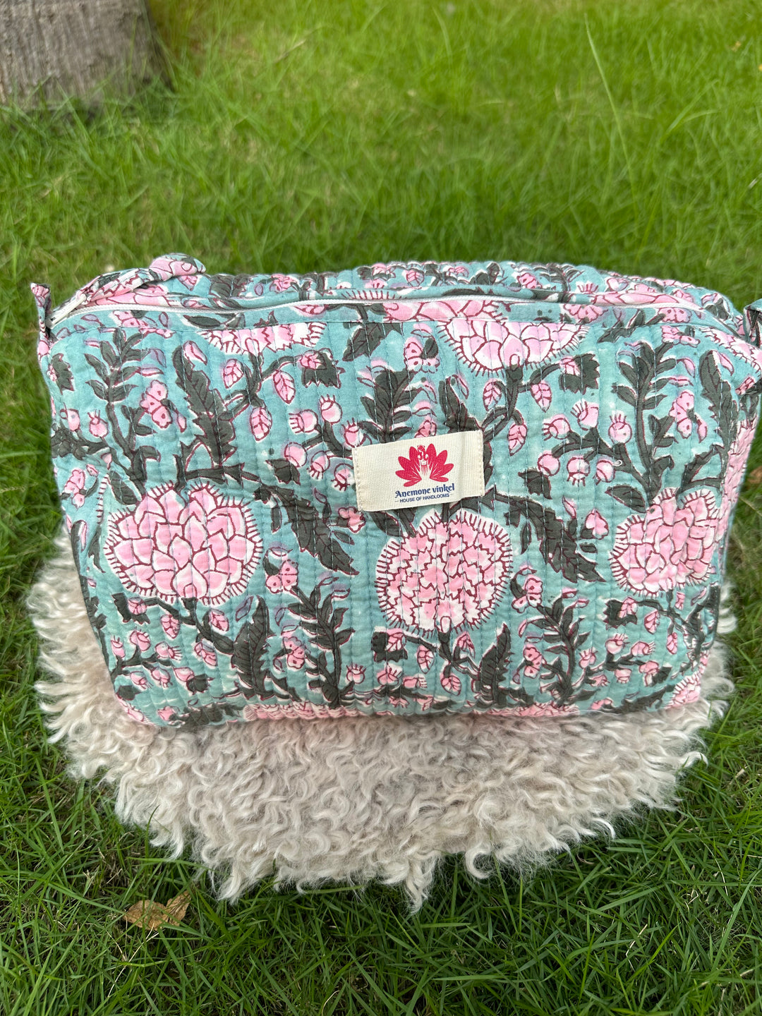 Suhaani - Sanganeri Print Pouch