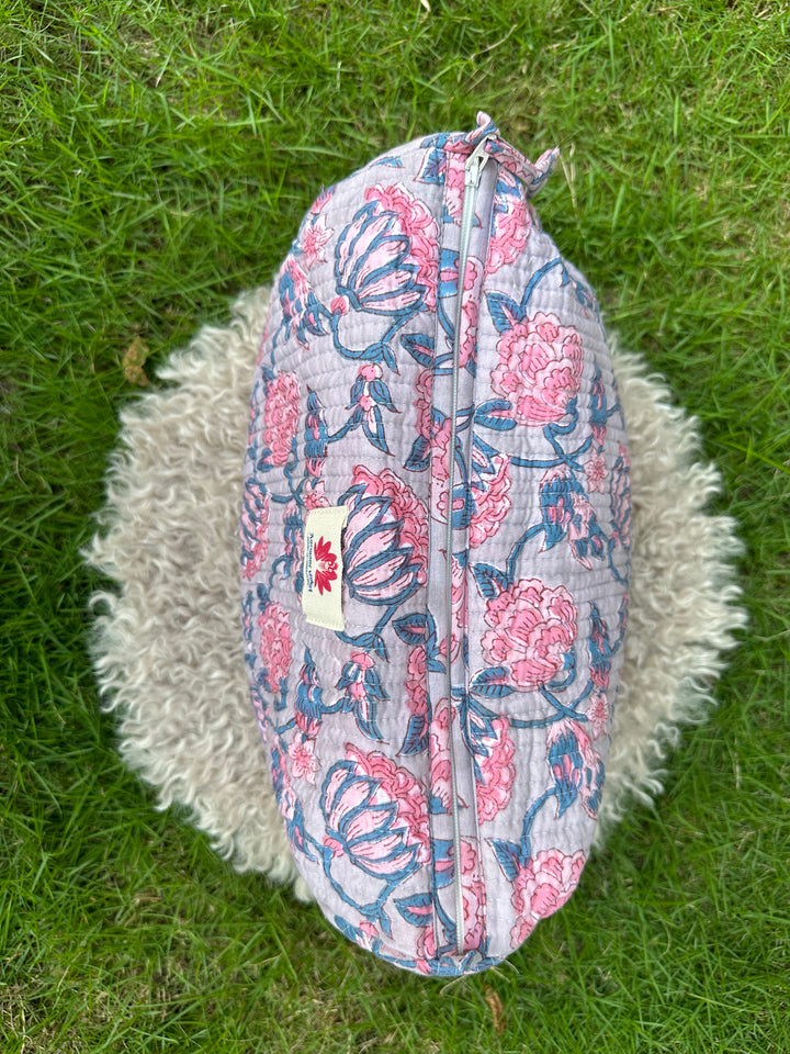 Evening Skies - Sanganeri Print Pouch