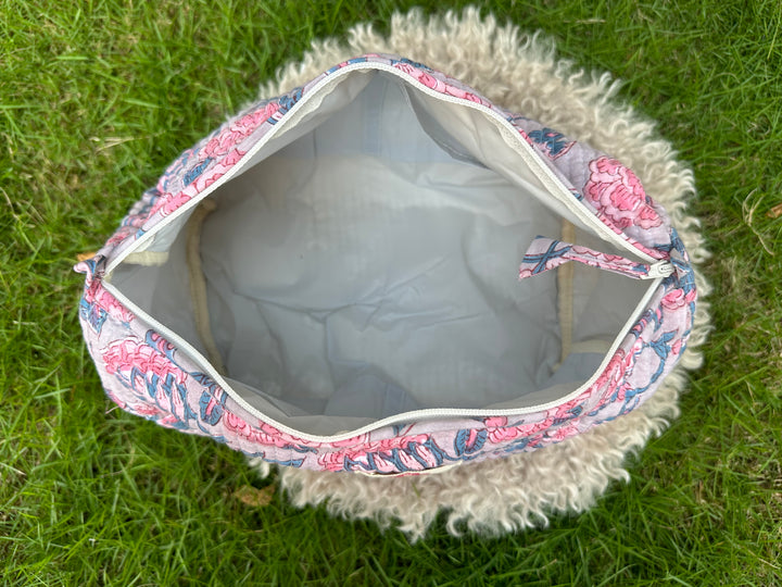 Evening Skies - Sanganeri Print Pouch