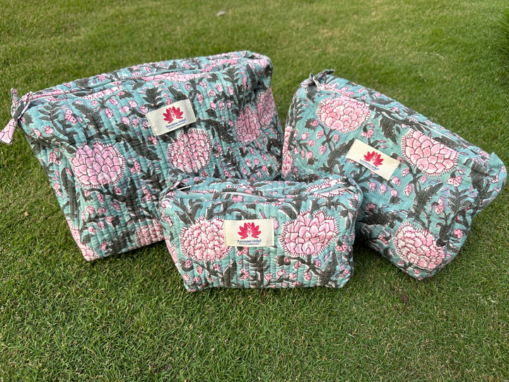 Suhaani - Sanganeri Print Pouch