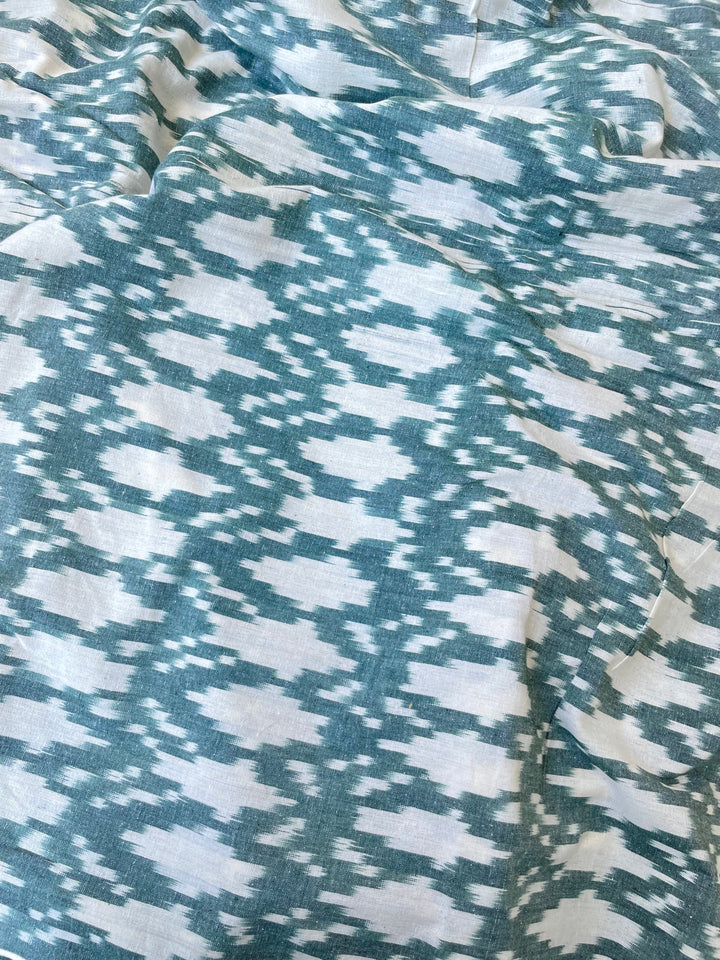 Iris - 100% pure cotton Ikkat Fabric
