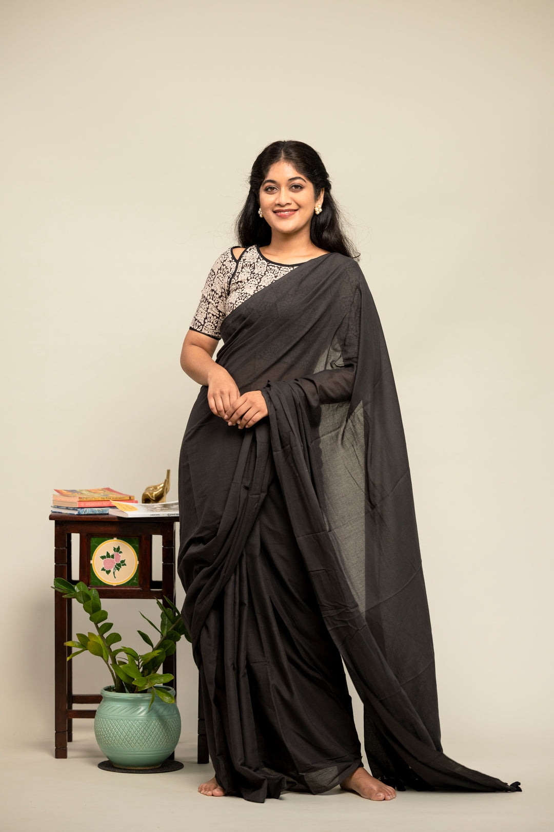 Rājasī | Mulmul Cotton Saree