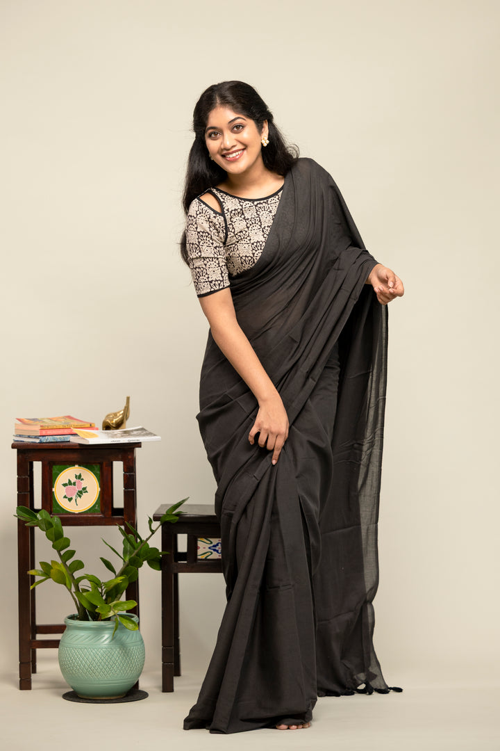 Rājasī | Mulmul Cotton Saree