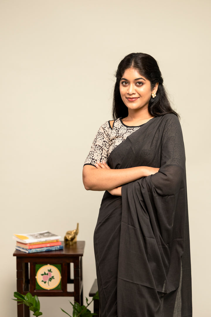 Rājasī | Mulmul Cotton Saree