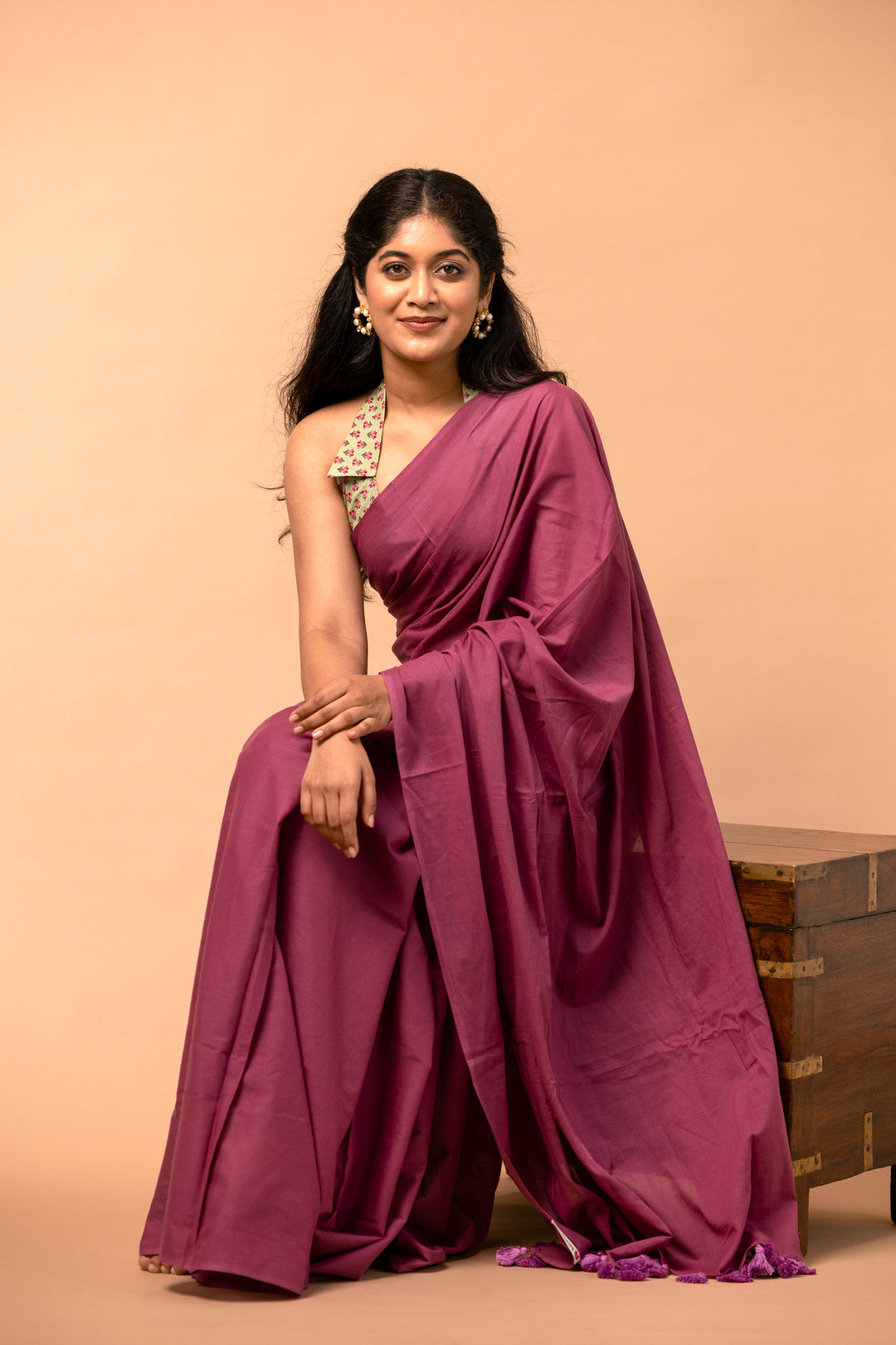 Nayanā | Mulmul saree