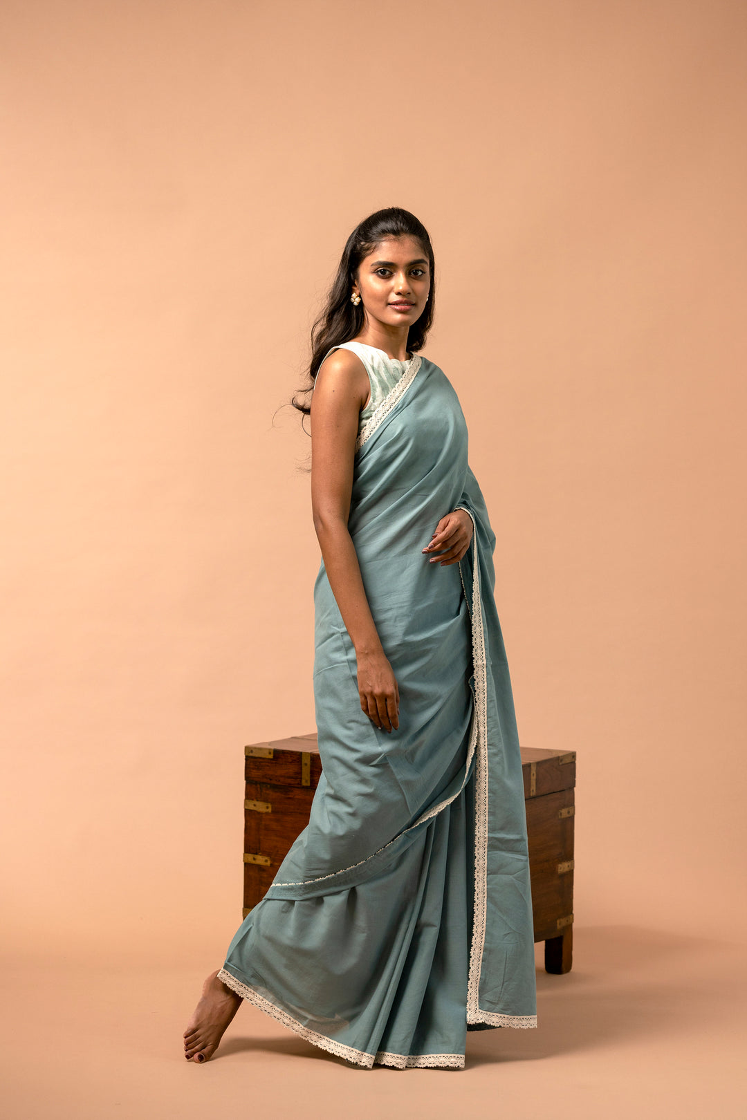 Smitā | Mulmul Cotton Saree
