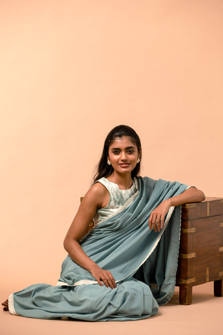 Smitā | Mulmul Cotton Saree