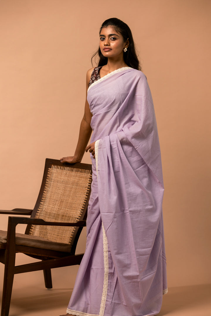 Rohiṇī | Mul Mul Cotton Saree