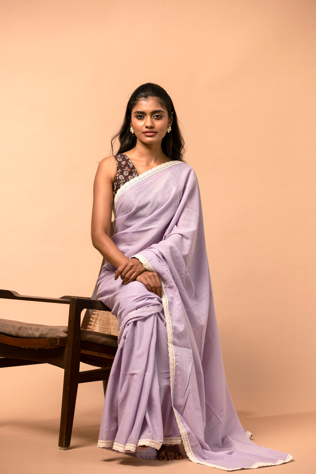 Rohiṇī | Mul Mul Cotton Saree