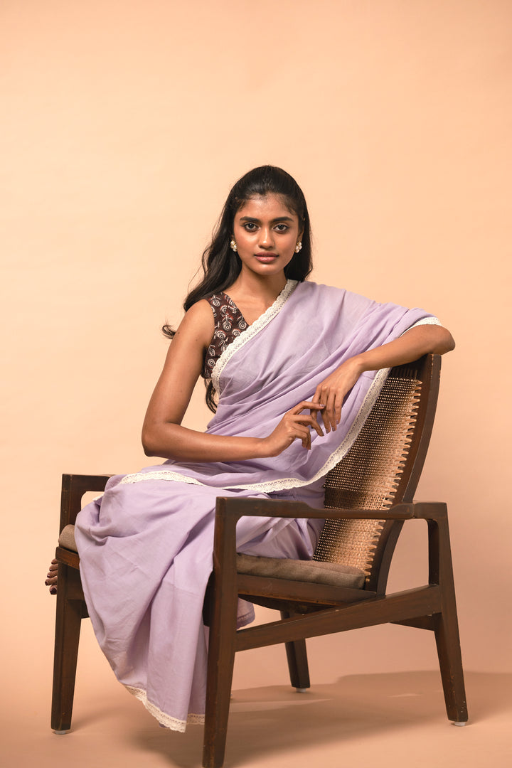 Rohiṇī | Mul Mul Cotton Saree