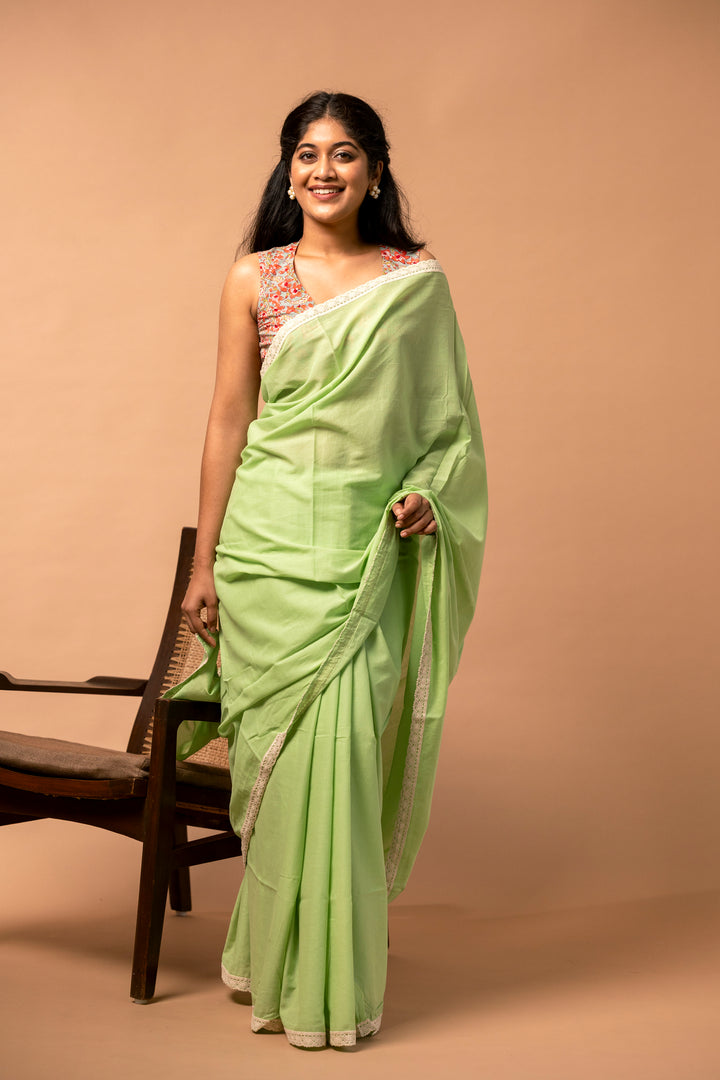 Chāvi | Mul Mul Cotton Saree