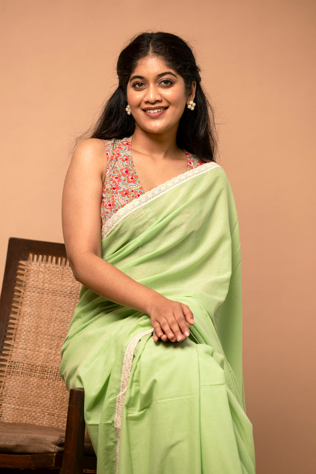 Chāvi | Mul Mul Cotton Saree