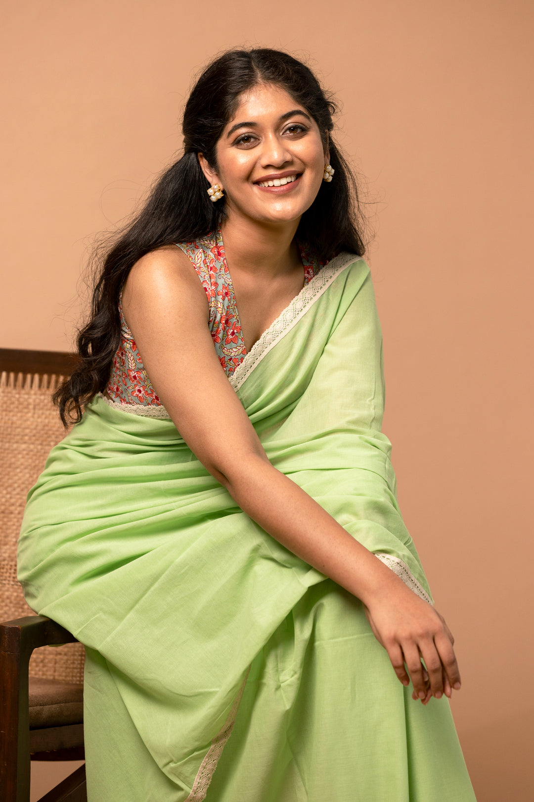 Chāvi | Mul Mul Cotton Saree