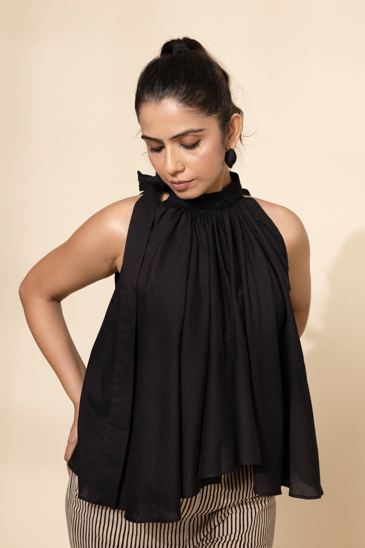 Lola - Halter Neck Short Top