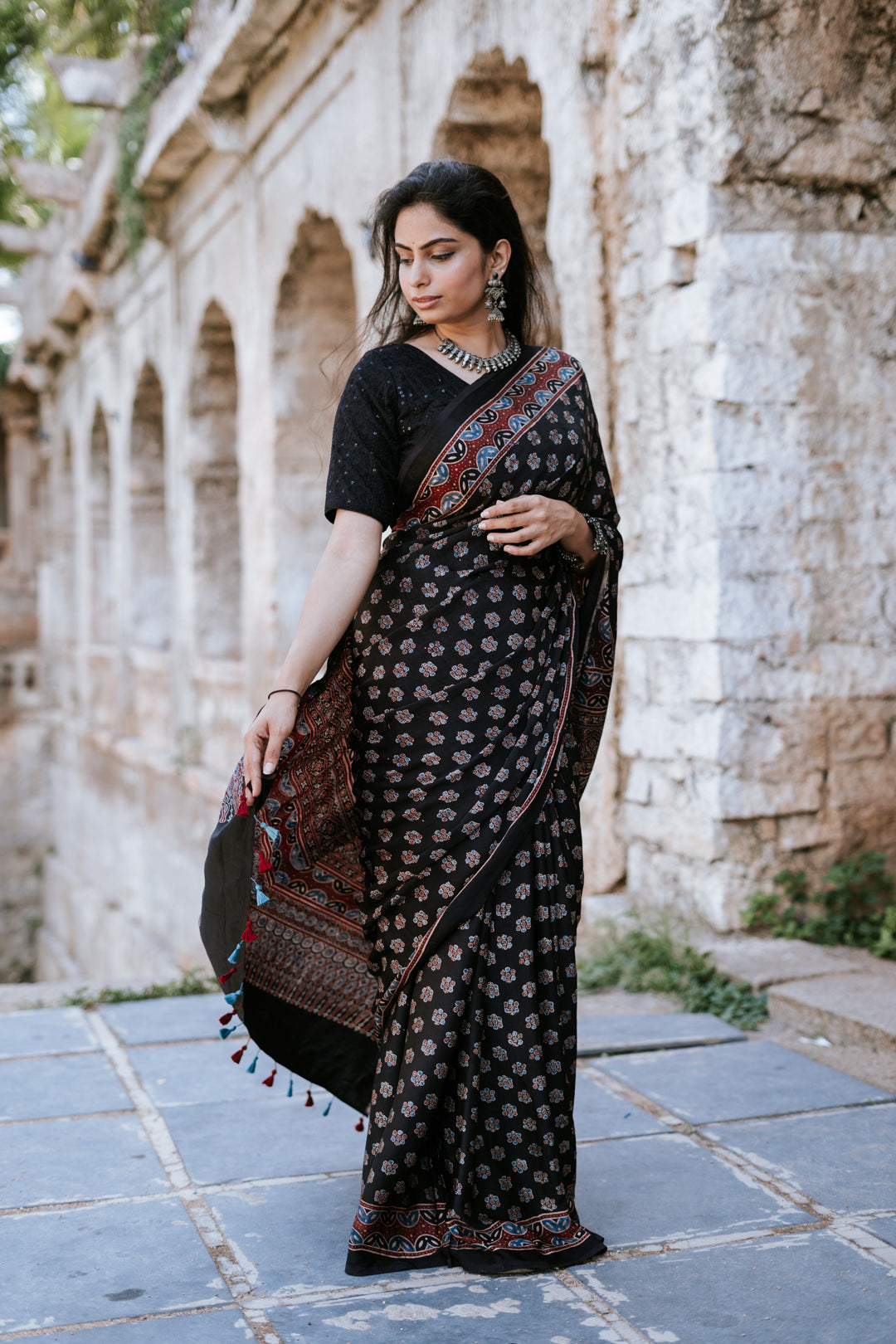 Enchantment - Ajrakh Sarees