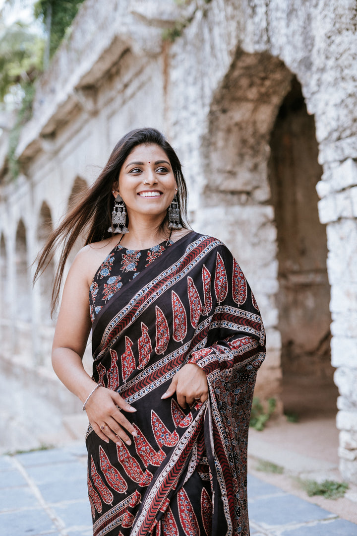Saathi - Ajrakh Sarees