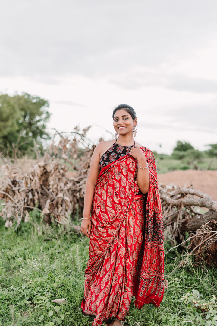 Self-love - Ajrakh Sarees