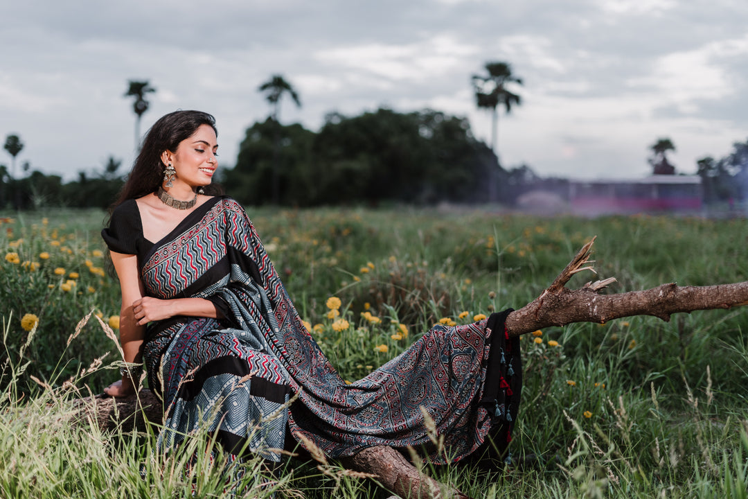 Angel- Ajrakh Sarees