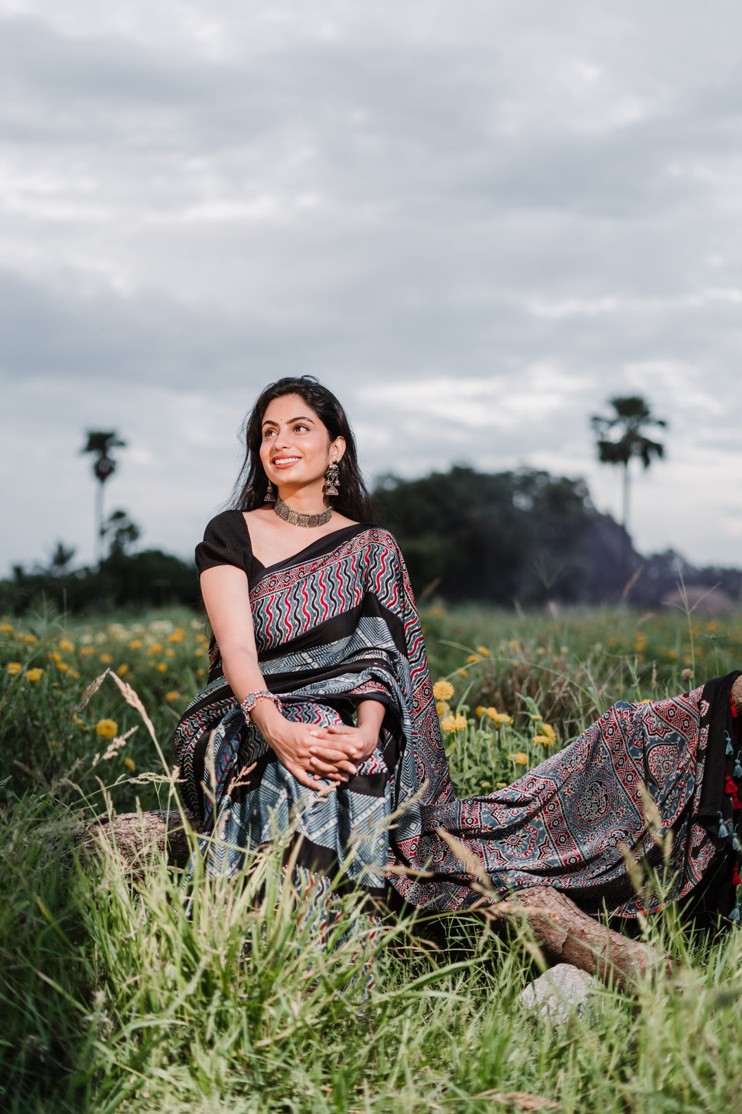 Angel- Ajrakh Sarees