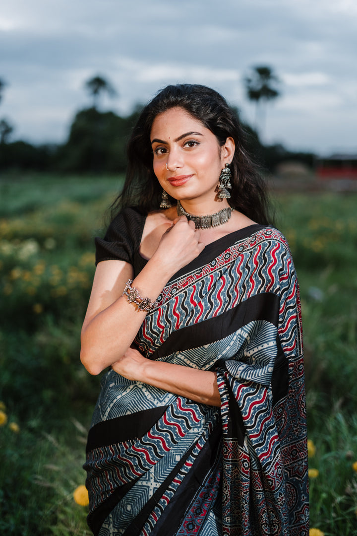 Angel- Ajrakh Sarees