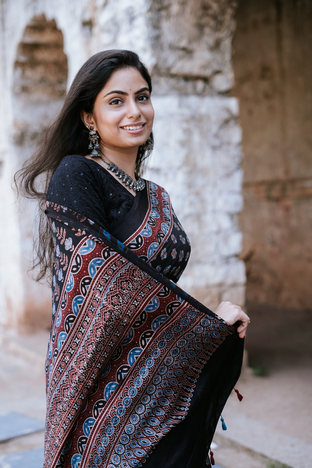 Enchantment - Ajrakh Sarees