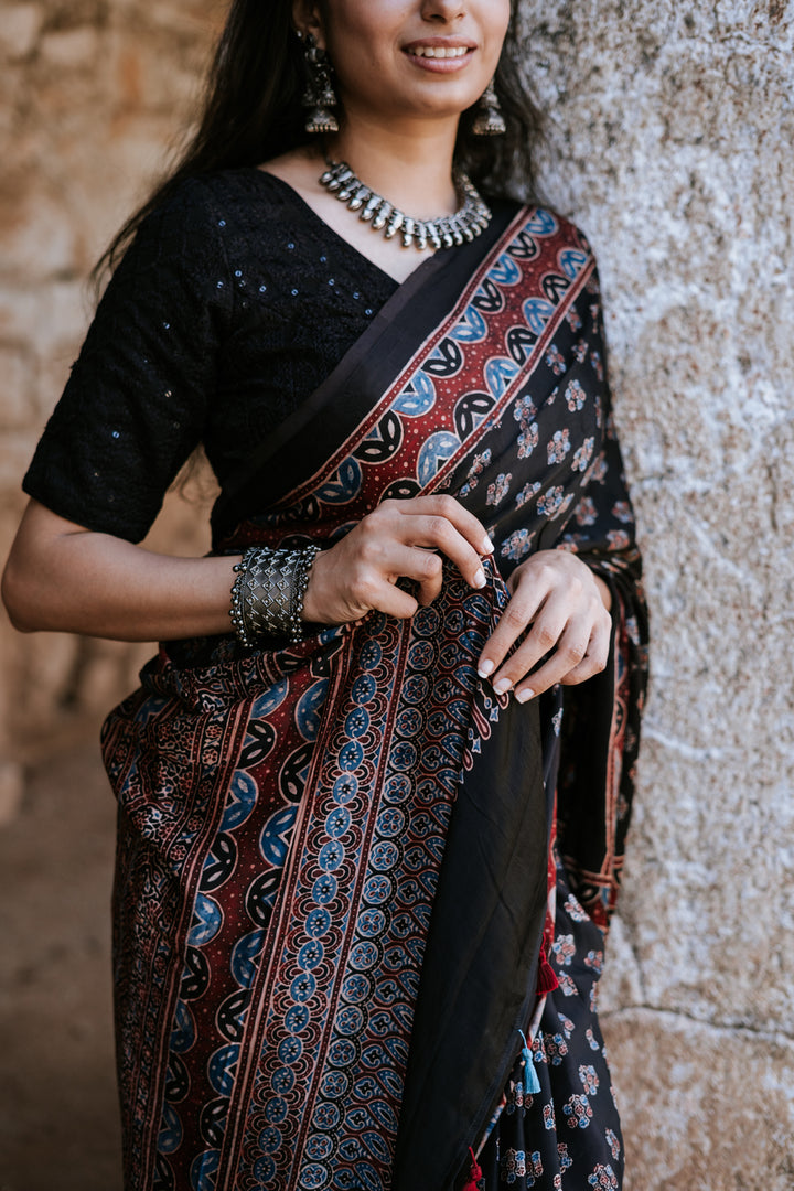 Enchantment - Ajrakh Sarees